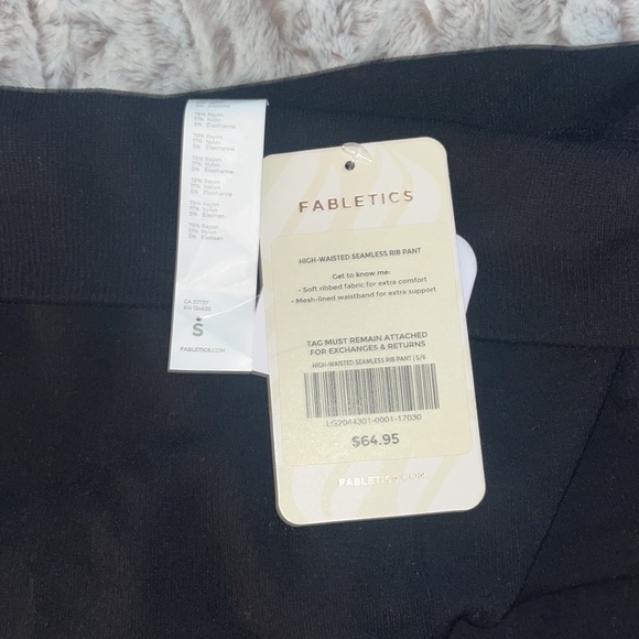 NWT Fabletics High wasted seamless Rib Pant - Picture 4 of 4